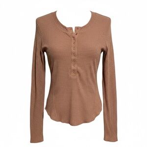 Free People One of The Girls Henley - Pink